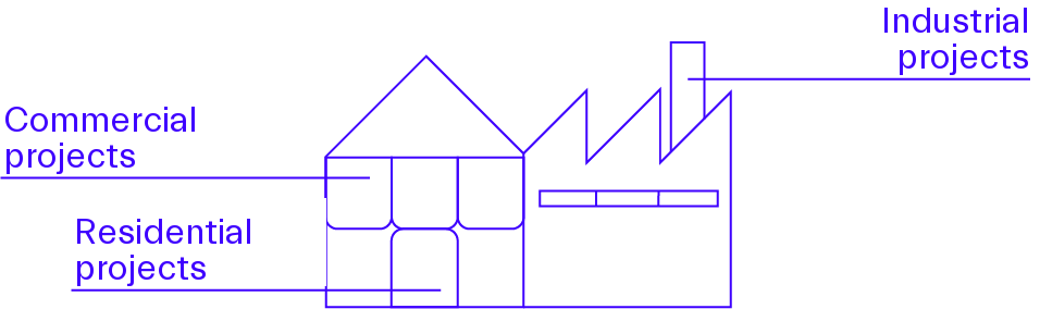 Residential, commercial and industrial projects by EZA Engenharia in Criciúma